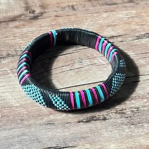 African Embroidered Bracelet. Benefits Charity